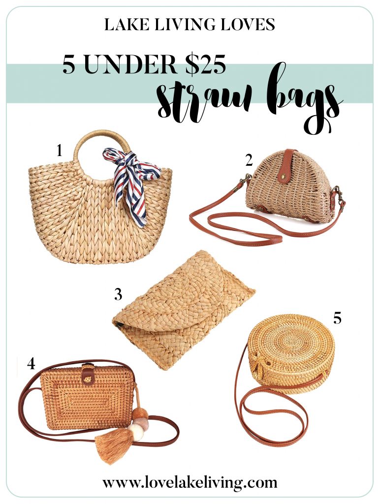 amazon, straw bags, trendy bags, summer bags, handbags under $25