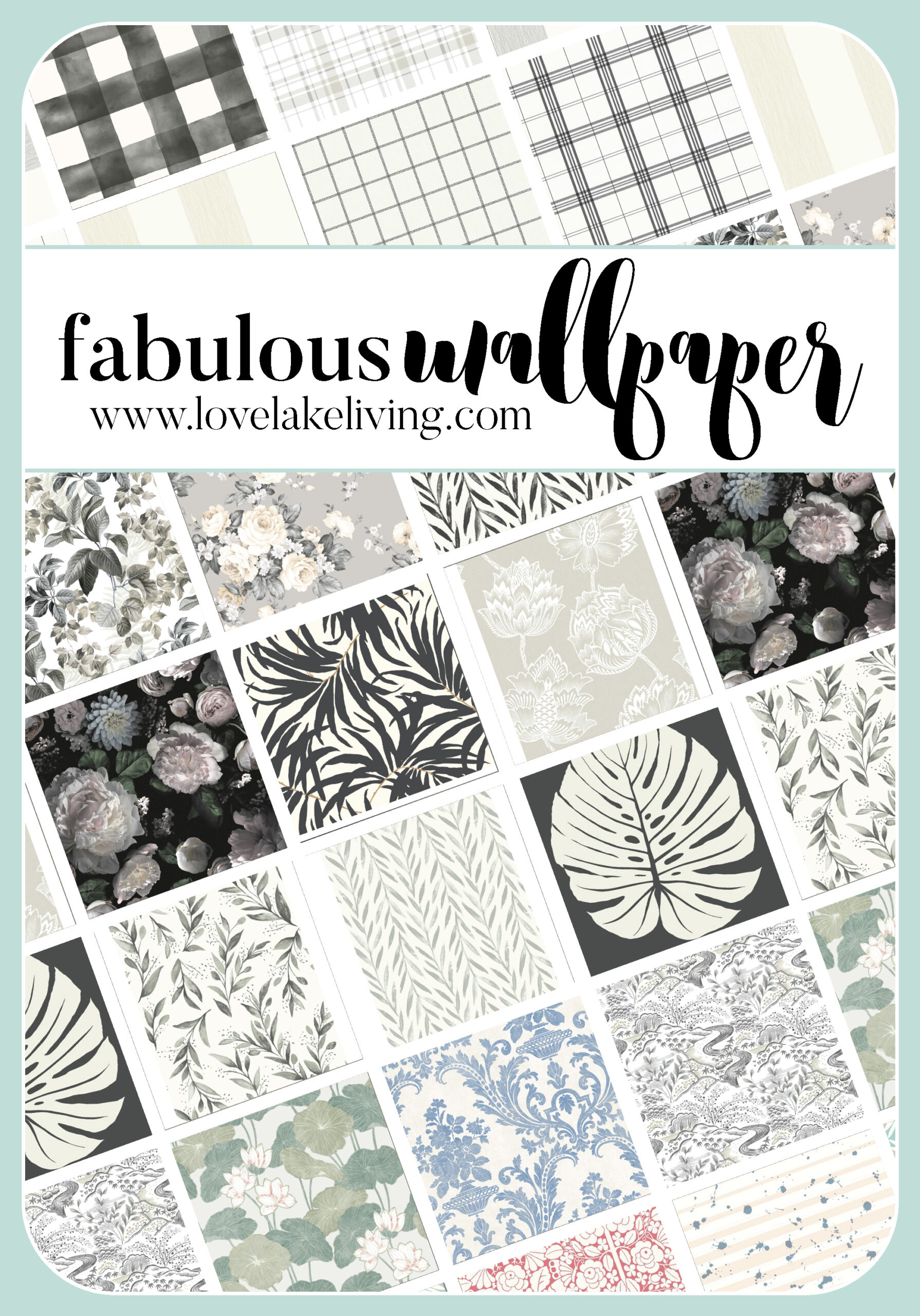wallpaper round up, blogger wallpaper, neutral wallpaper designs
