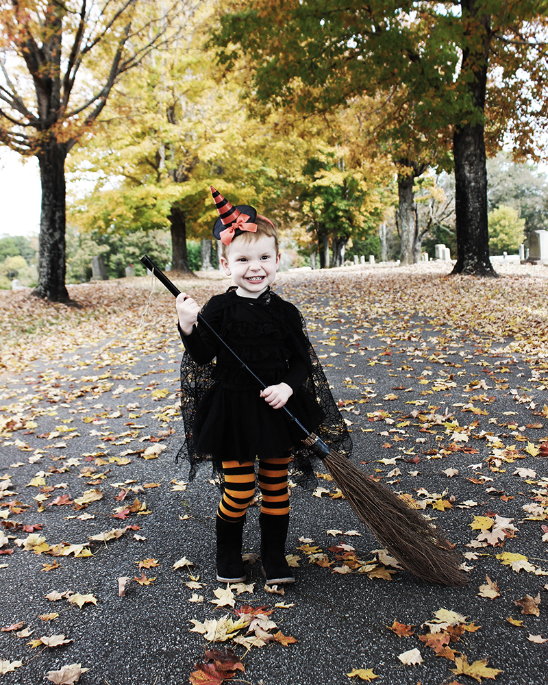 toddler witch costume, halloween photo